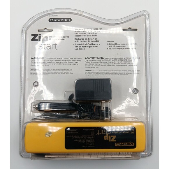DuraPRO ZipSTART XL Auto Starter & DC Portable Power Source Jump Start Vehicle - Picture 2 of 5